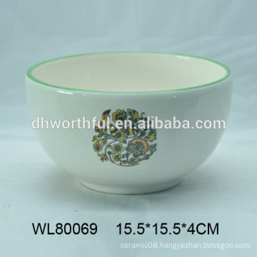 High quality decal ceramic bowls